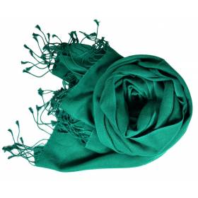 Etole en cachemire et soie NZO SBARBERI vert pin